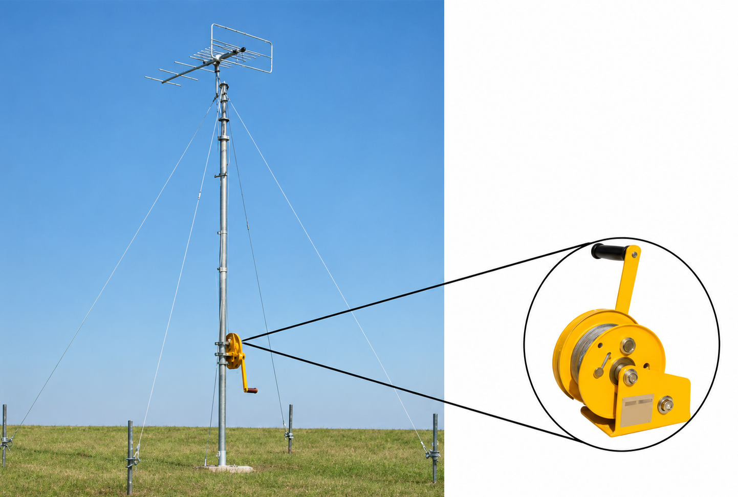 Portable Mast 15 Mtr