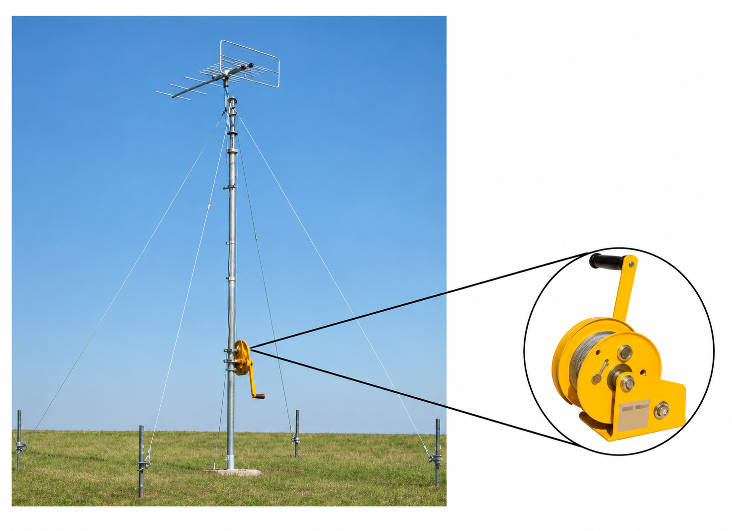 Portable Mast 10 Mtr
